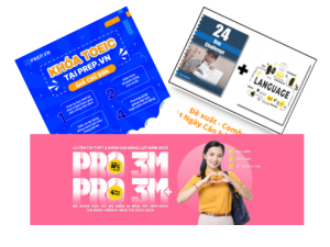 Combo 3 khóa học tiếng anh của shop