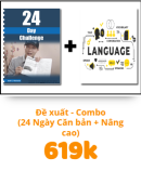 Combo 3 khóa học tiếng anh của shop